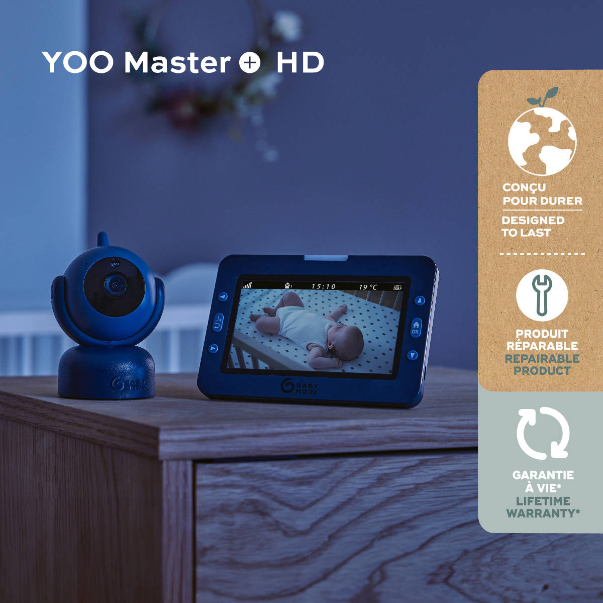Babymoov Babyphone mit Kamera YOO Master+ HD