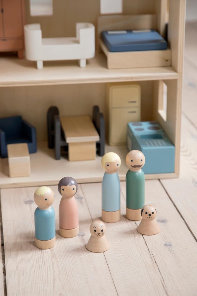 Sebra dolls for the Sebra dollhouse