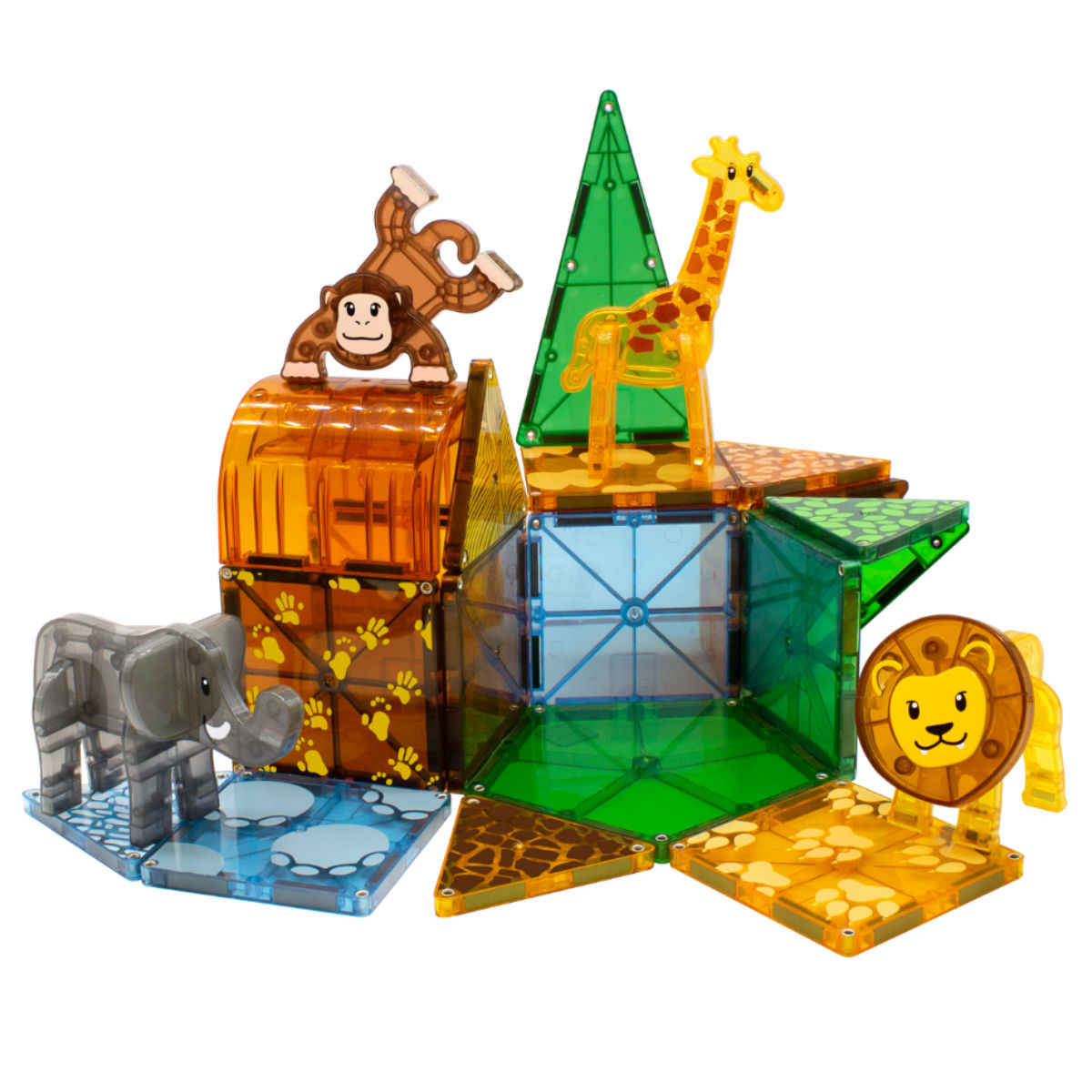 Magna-Tiles Safari Animals – 25 Pieces