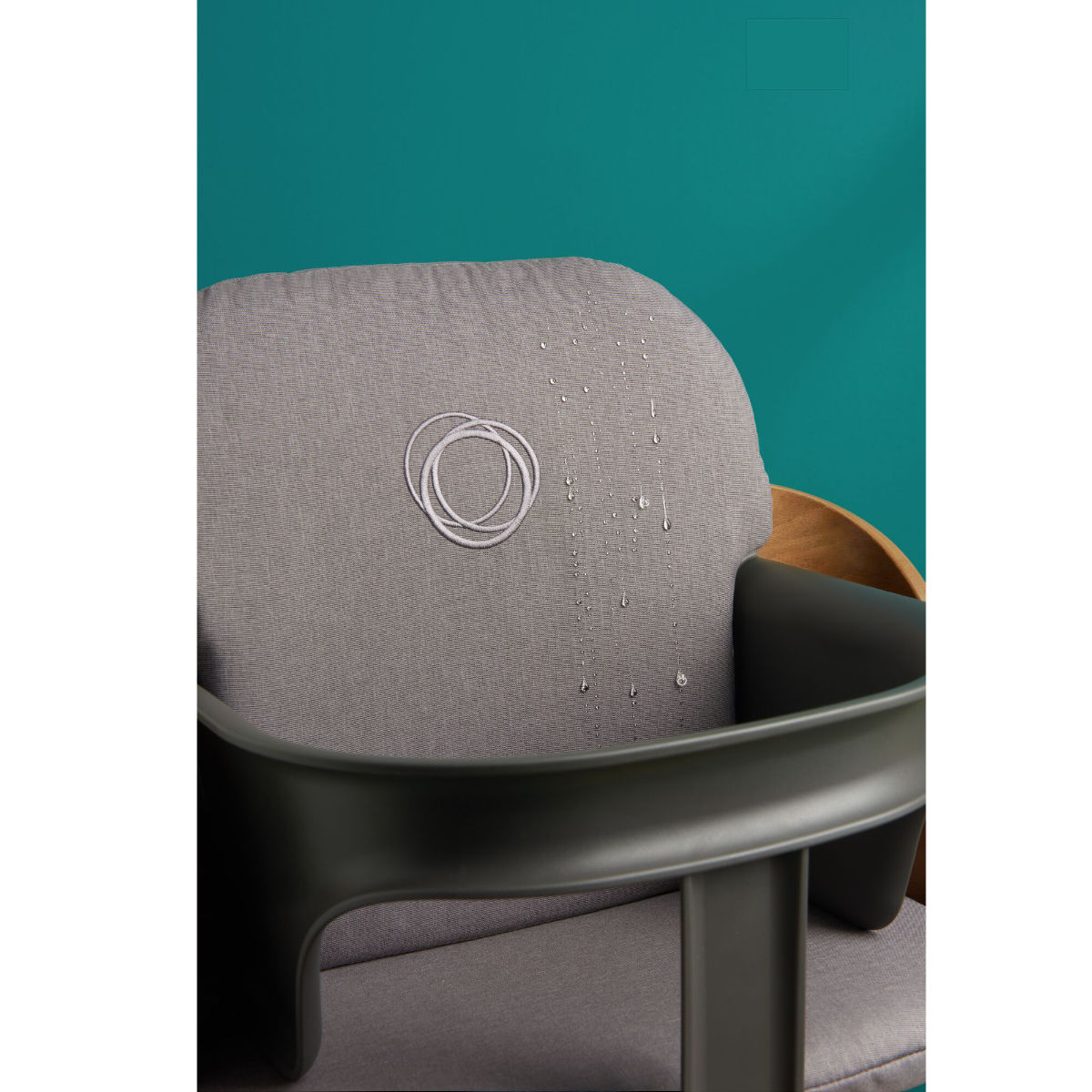Bugaboo Giraffe Baby Kissen Set in Grau - Detailansicht