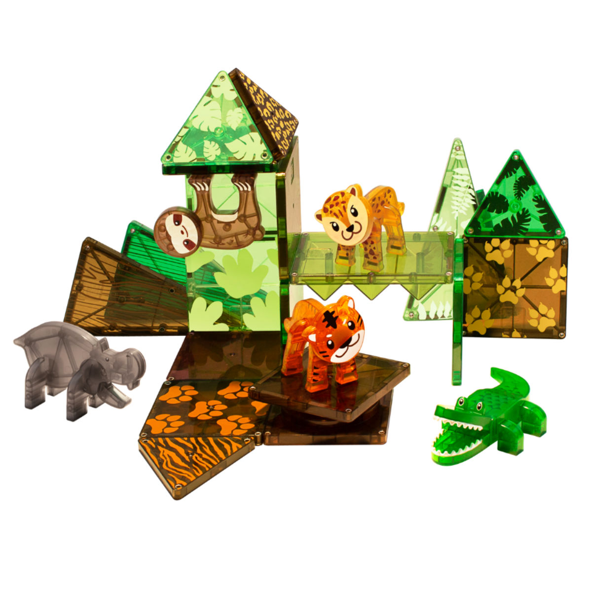 Magna-Tiles Jungle Animals – 25 Pieces