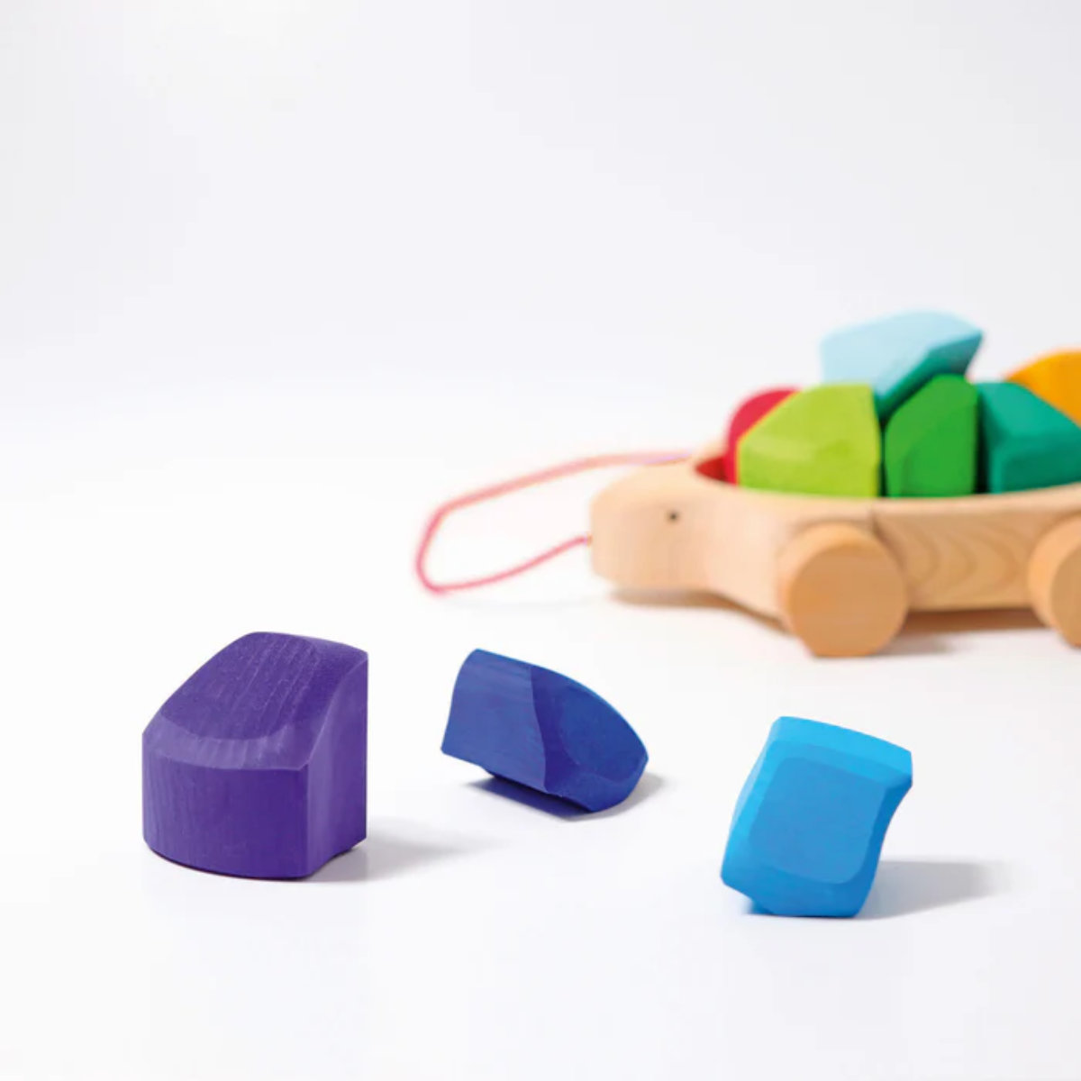 Grimm's Nachziehtier aus Holz, Regenbogen-Schildkröte