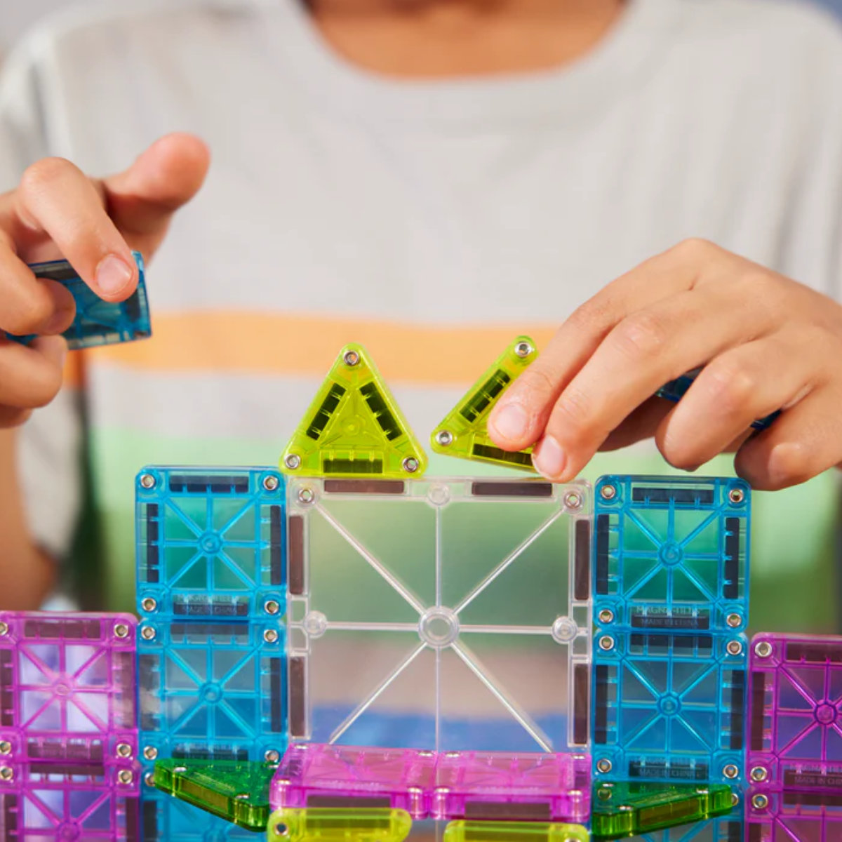 Magna-Tiles microMAGS Travel Set Deluxe - 55 Pieces