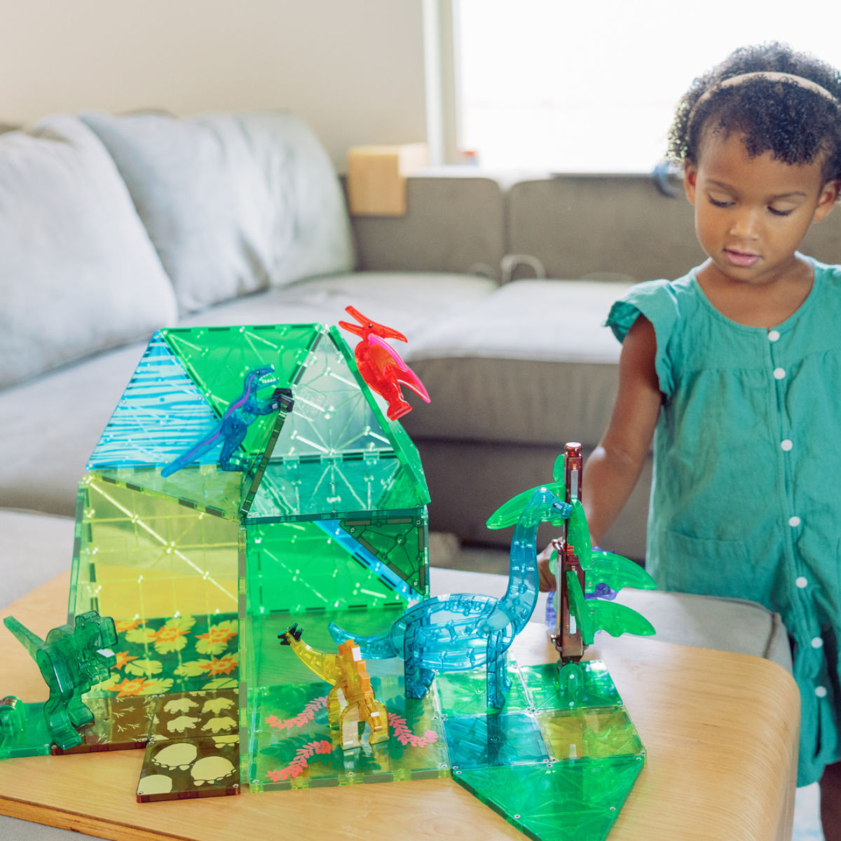 Magna-Tiles Dino World XL – 50 Teile