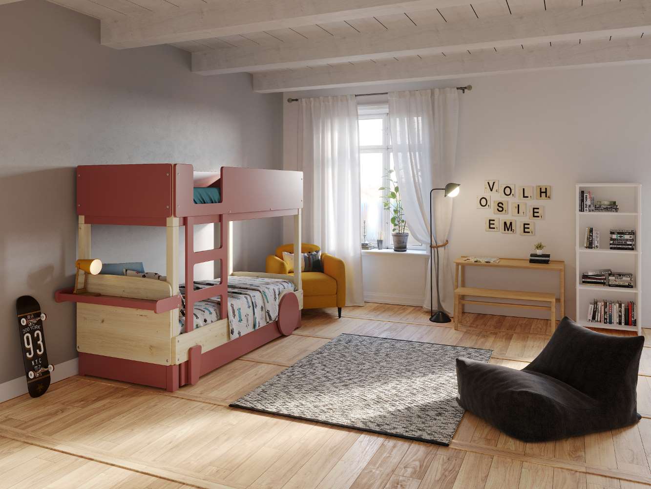 Mathy by Bols Discovery Umbauset von Einzelbett zu Stockbett