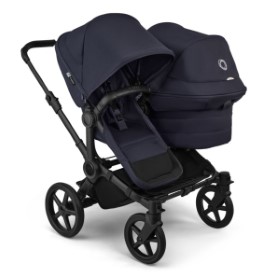 Bugaboo Donkey 6 Kinderwagen in Blau - schräge Ansicht