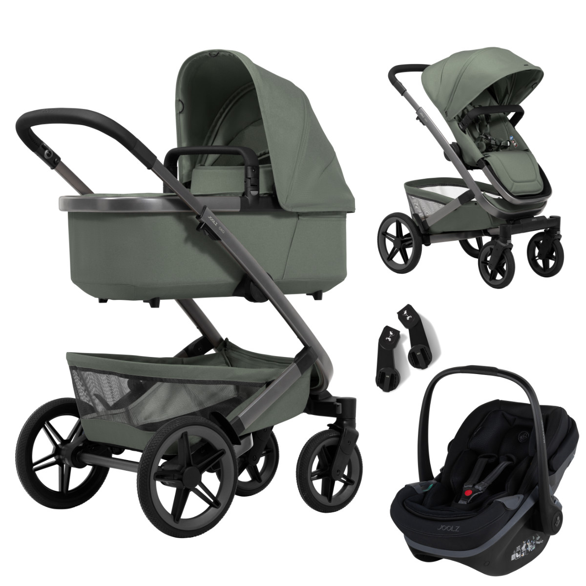 Joolz Geo5 Kinderwagen Set 3 in 1 inkl. Joolz x Maxi-Cosi Pebble Slide Pro i-Size Babyschale