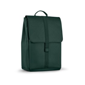 Rucksack in Dunkelgrün - schräge Ansicht
