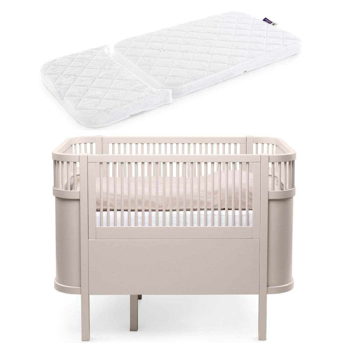 Sebra Baby & Junior Bed + Träumeland Mattress