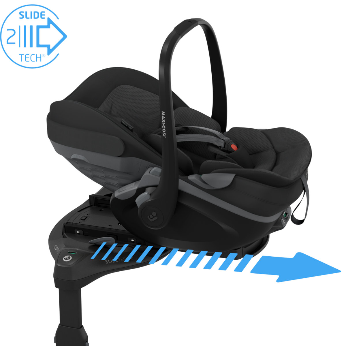 Moon Ciao Fold Kinderwagen Set 3 in 1 mit Maxi Cosi Pebble Slide Pro i-Size