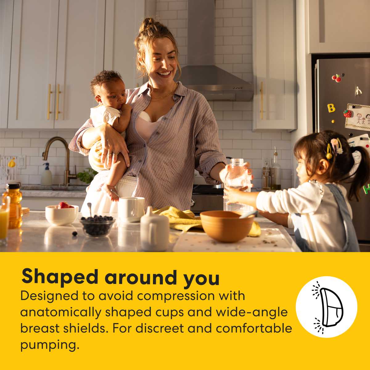 Medela Elektrische Einzel-Milchpumpe Motion InBra Single