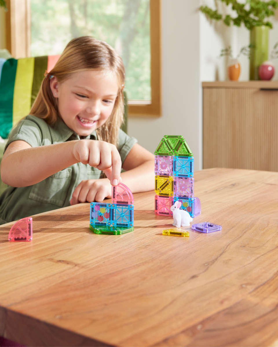 Magna-Tiles microMAGS Spring Garden Reiseset - 24 Teile