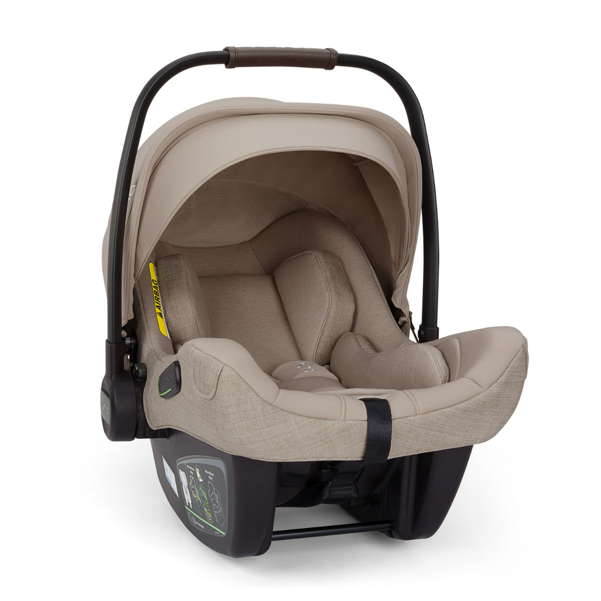 Nuna PIPA Next i-Size Babyschale in Beige - Vorderansicht