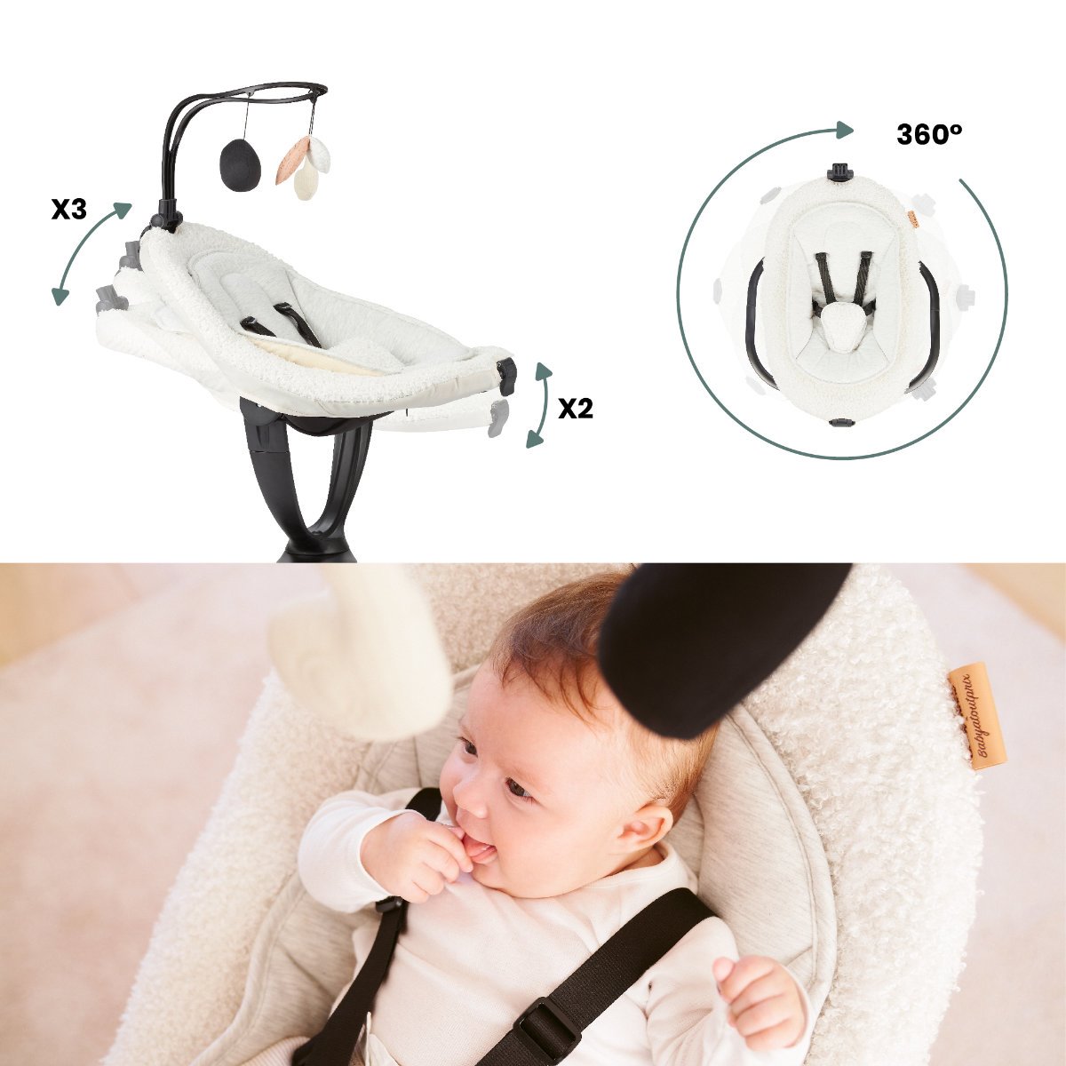 Babymoov Electric Baby Bouncer Swoon Evolution
