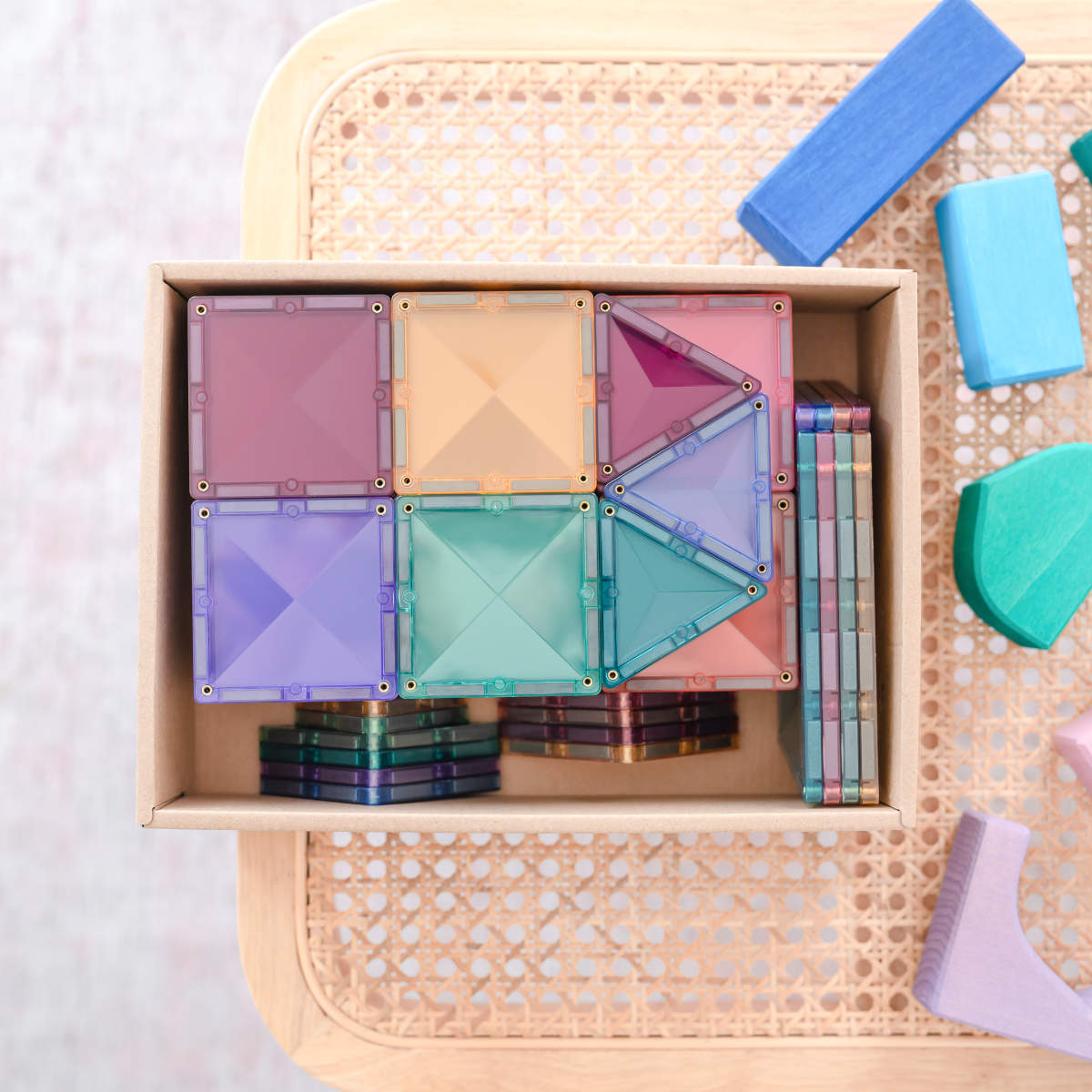 Connetix Magnetbausteine Pastel Starter Pack - 64 Teile