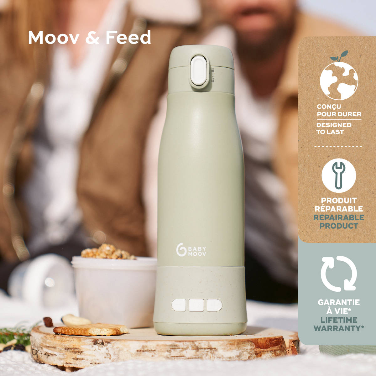 Babymoov Moov & Feed Travel Bottle Warmer