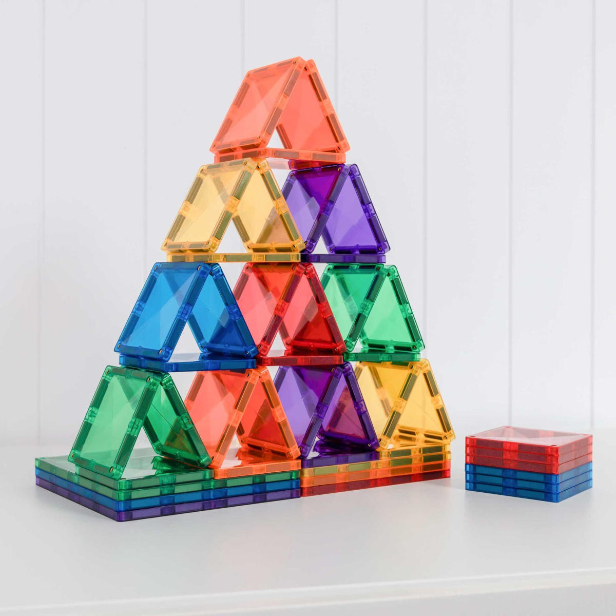 Connetix Magnetbausteine Set - Rainbow Quadrate - 42 Teile