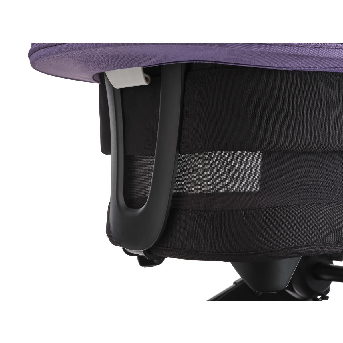 Bugaboo Fox 5 Kombikinderwagen B-Ware in Schwarz und Lila - Detailansicht