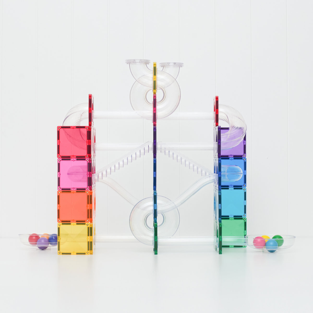Connetix Magnetbausteine Bright Mega Ball Run Bundle – 316 Teile