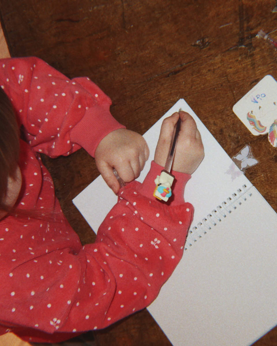 Konges Sløjd Stationery Set for Kids – Notebook, Stickers & Gel Pens
