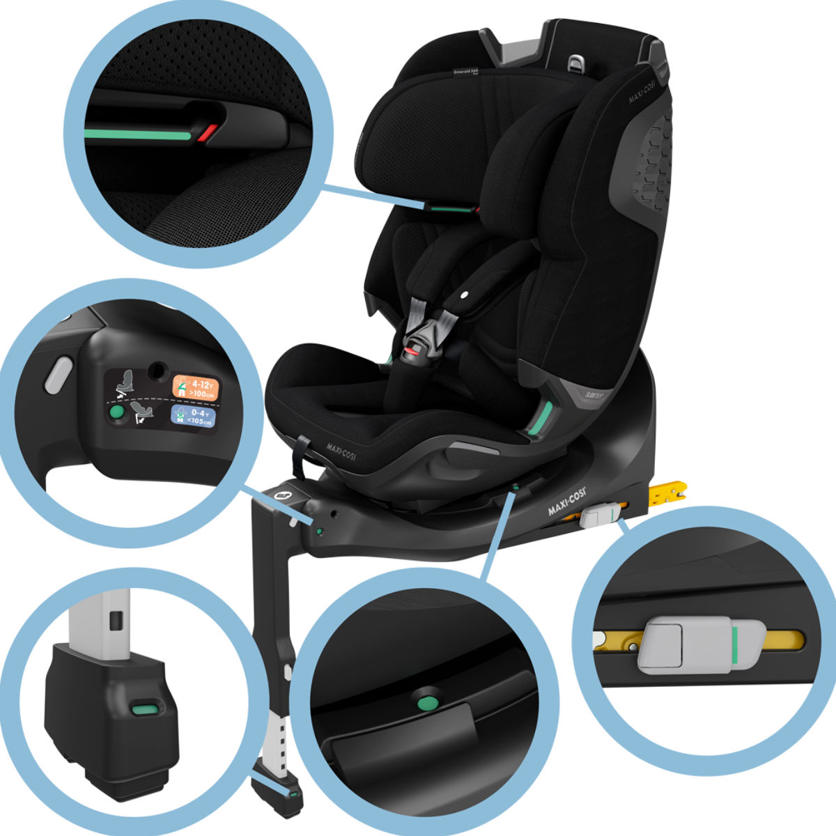 Maxi Cosi Emerald 360 Pro Car Seat (0-12 Years)