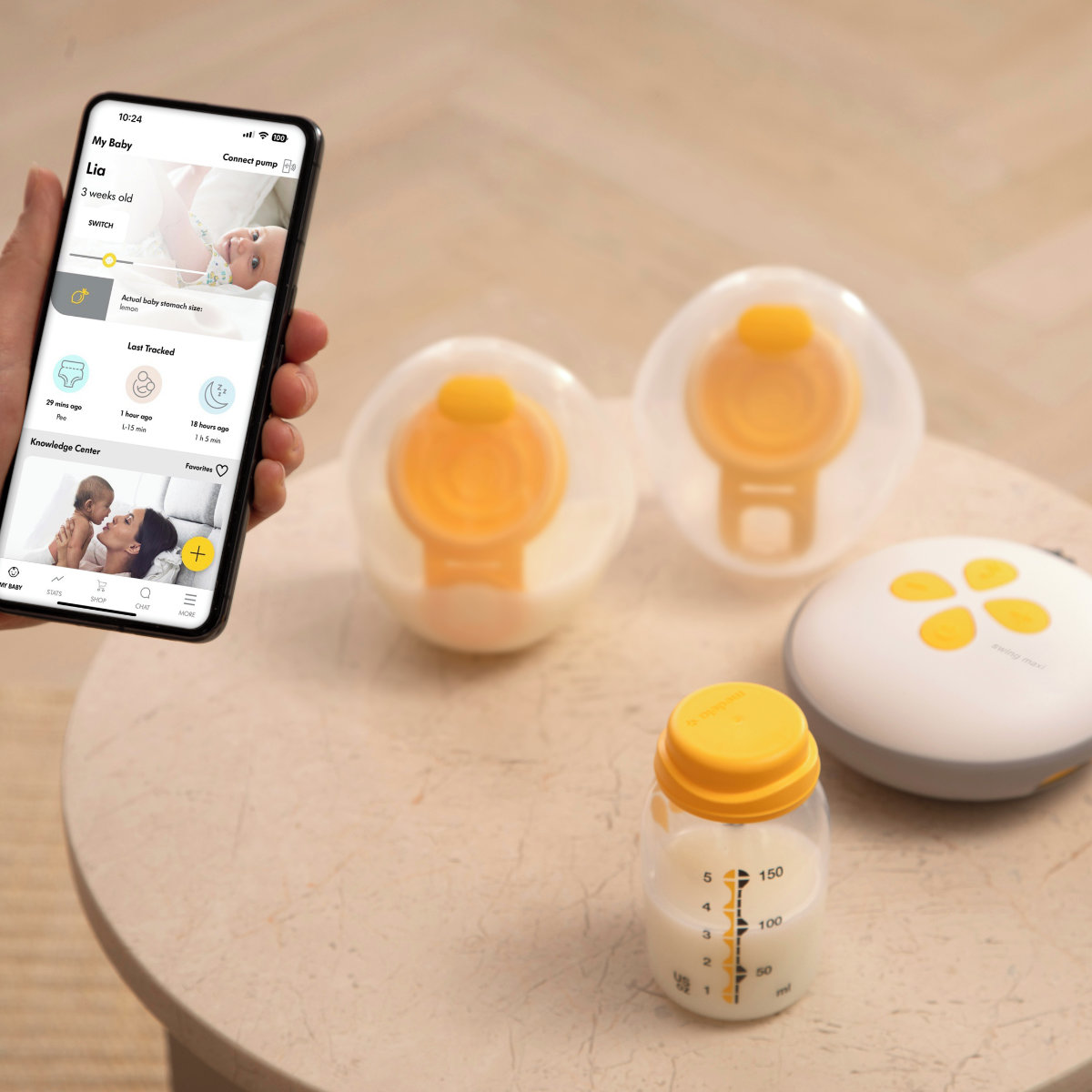 Medela Elektr. Doppel-Milchpumpe Swing Maxi™ Hands-free