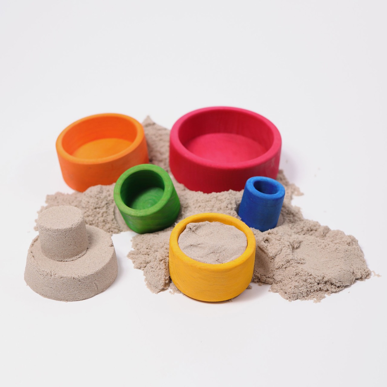 Grimms Colorful Wooden Bowl Set