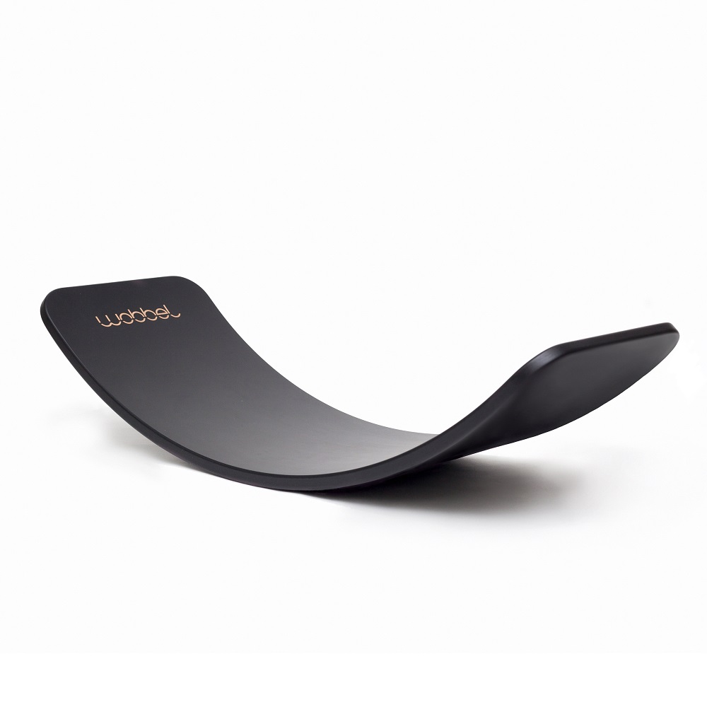 Wobbel Original Limited Edition Black Wash Balance Board - schräge Ansicht