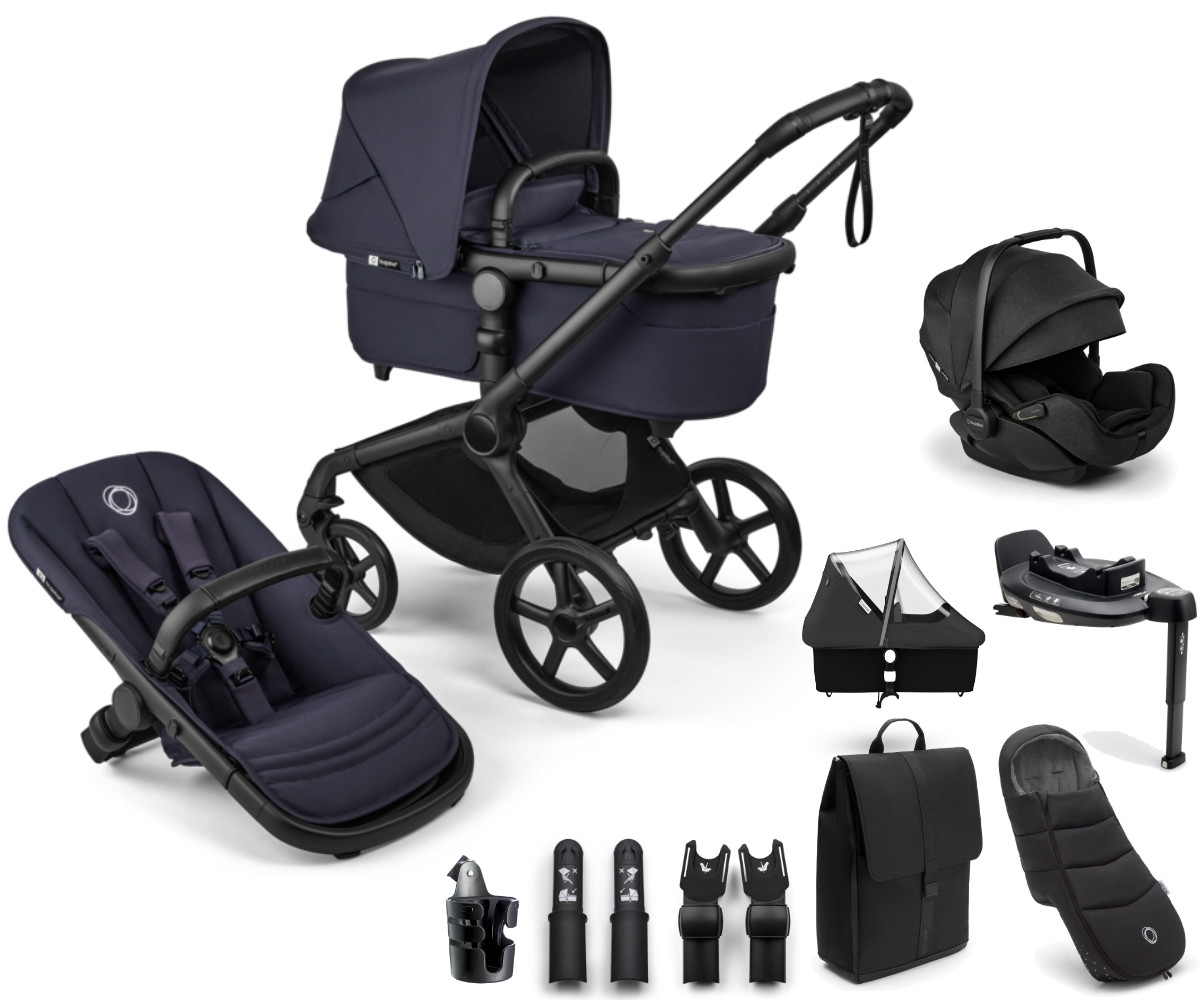 Bugaboo Fox 5 Renew Kinderwagen Set 9 in 1 - schräge Ansicht