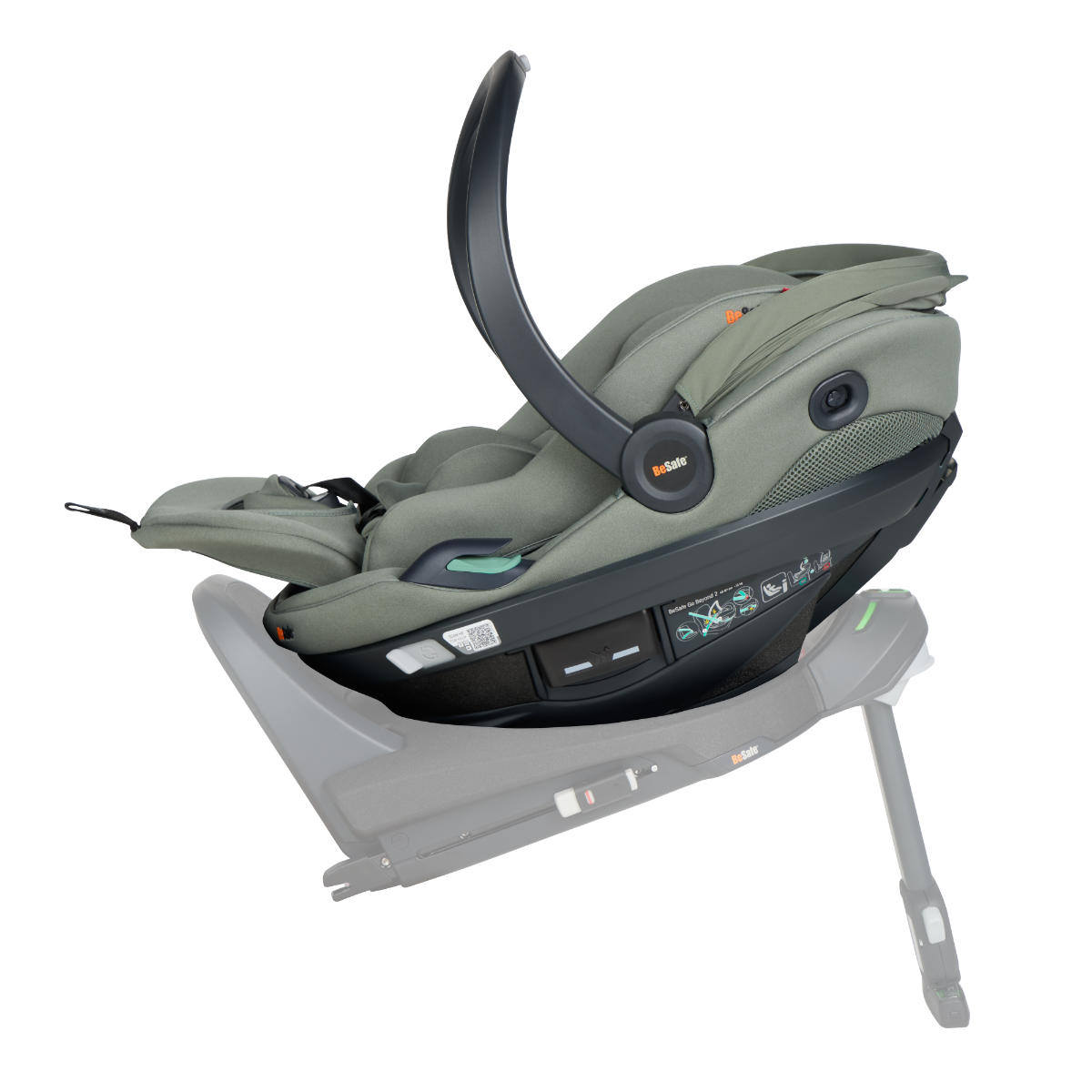 BeSafe Go Beyond2 i-Size Babyschale inkl. Beyond ISOFIX Base + Gratis Sommerbezug