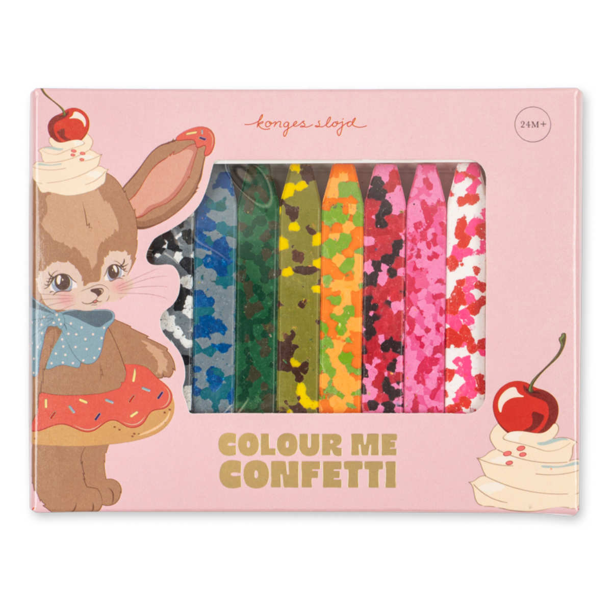 Konges Sløjd Confetti Wachsmalstifte KS105959-S45018 - Vorderansicht