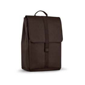 Schwarzer Rucksack - schräge Ansicht