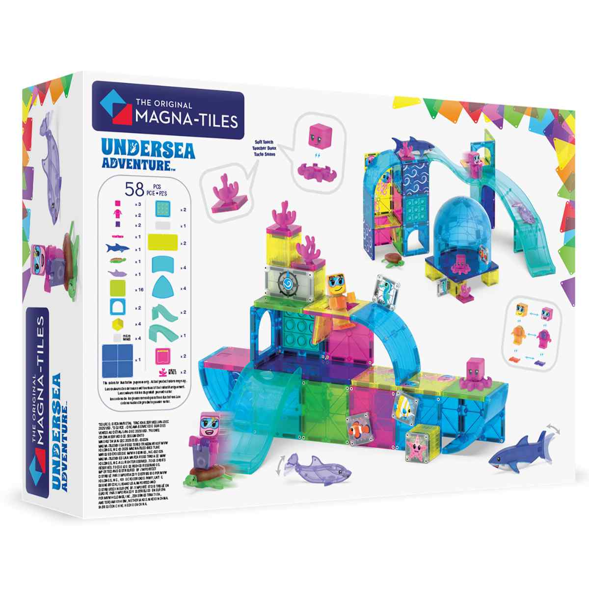 Magna-Tiles Undersea Adventure - 58 Teile