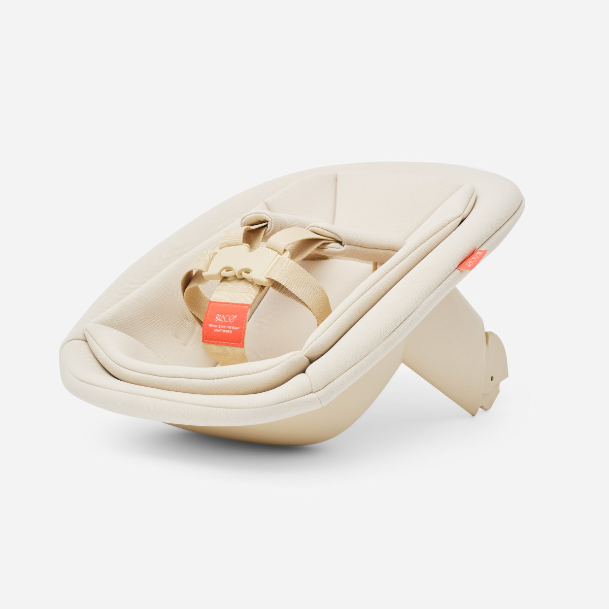 Kaos Babywippe in Beige - schräge Ansicht