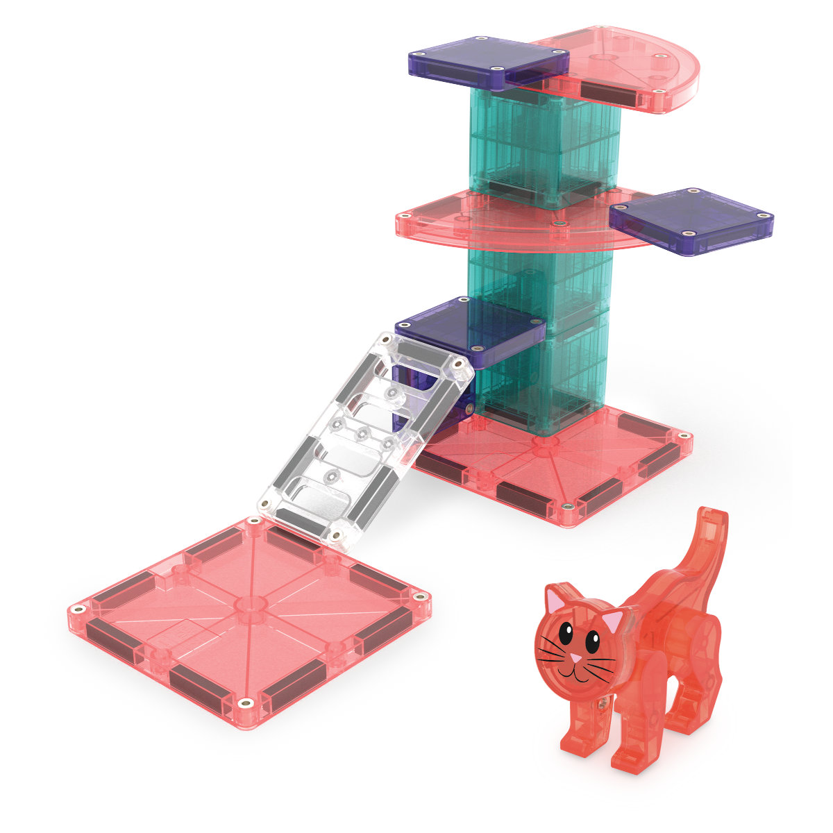 Magna-Tiles Cat Tree – 13 Teile