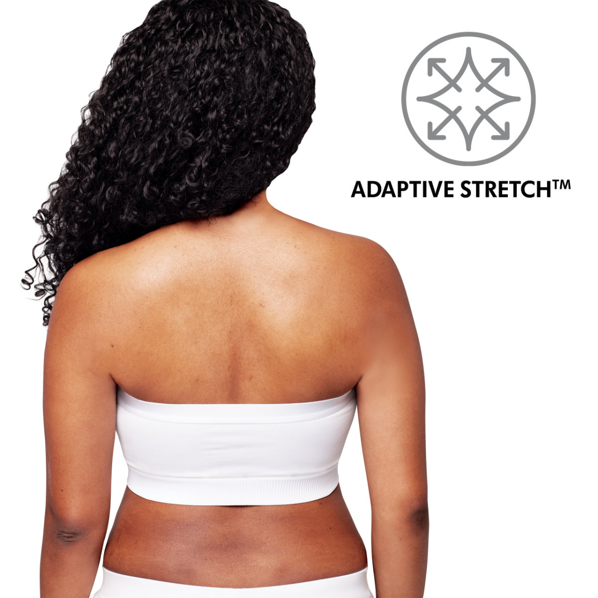 Medela Hands-Free Abpump-Bustier in Weiß - Rückansicht