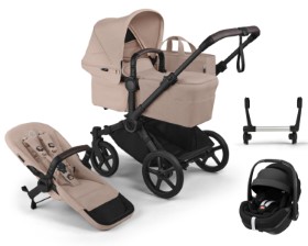 Bugaboo Kinderwagen in Beige - schräge Ansicht