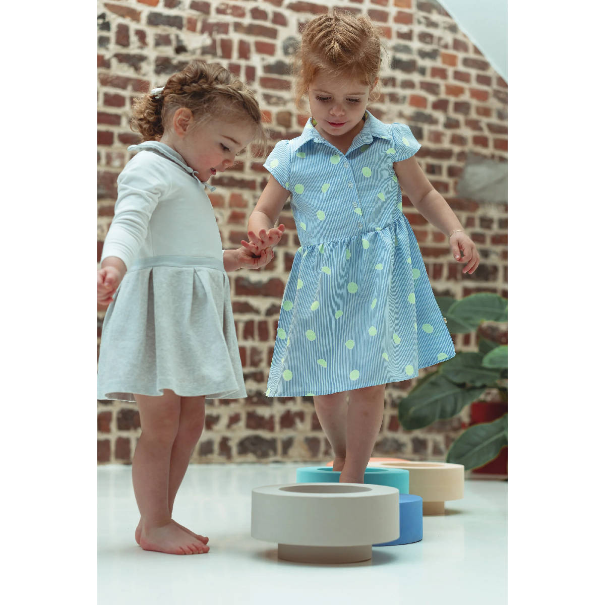 Moes Play Rainbow Chair Stacking Stones Set, 5 pcs