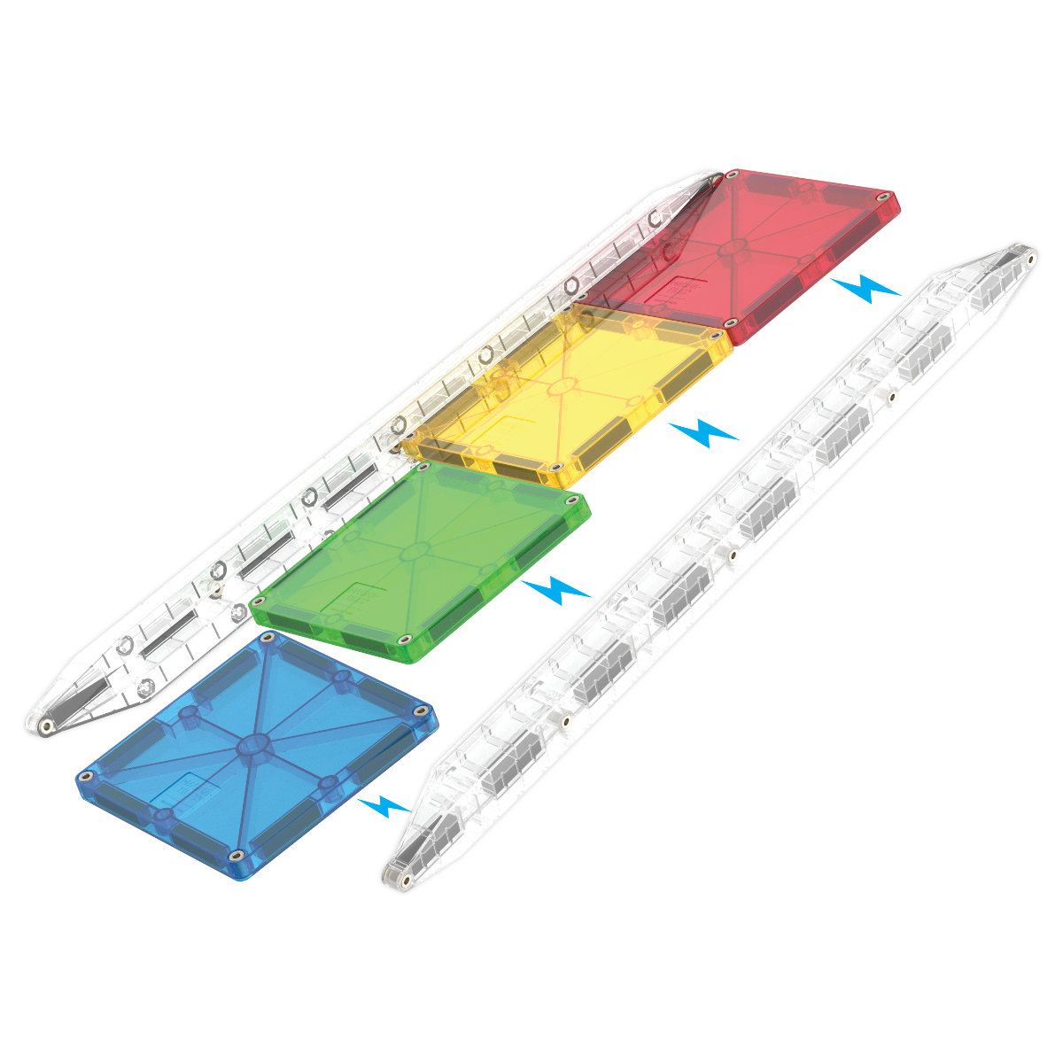 Magna-Tiles Rail Racers – 33 Teile