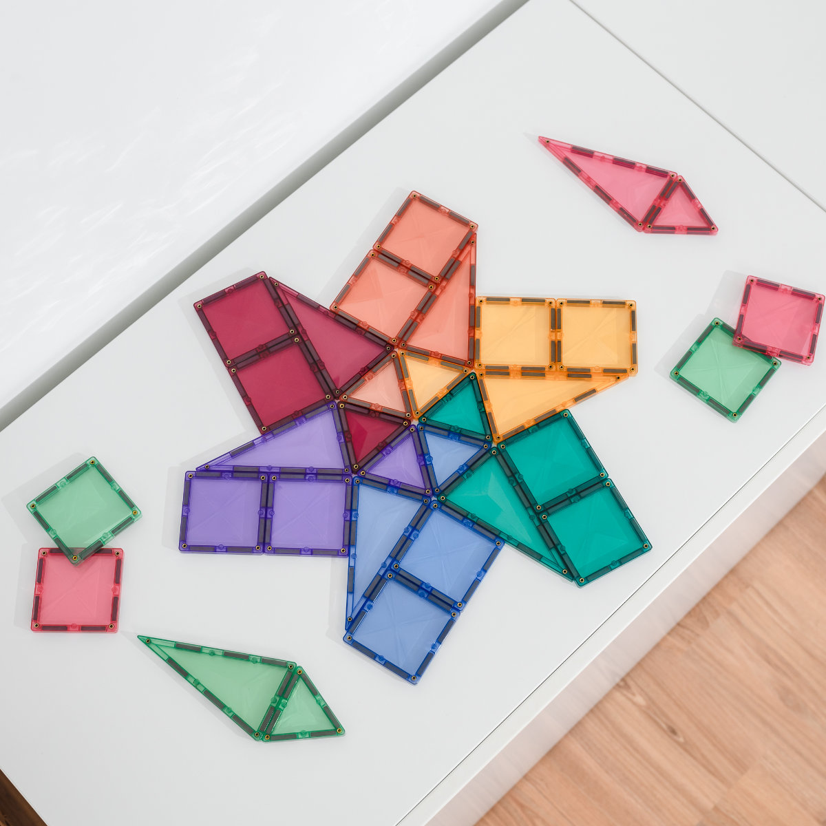 Connetix Magnetic Tiles Pastel Discovery Pack – 32 Pieces