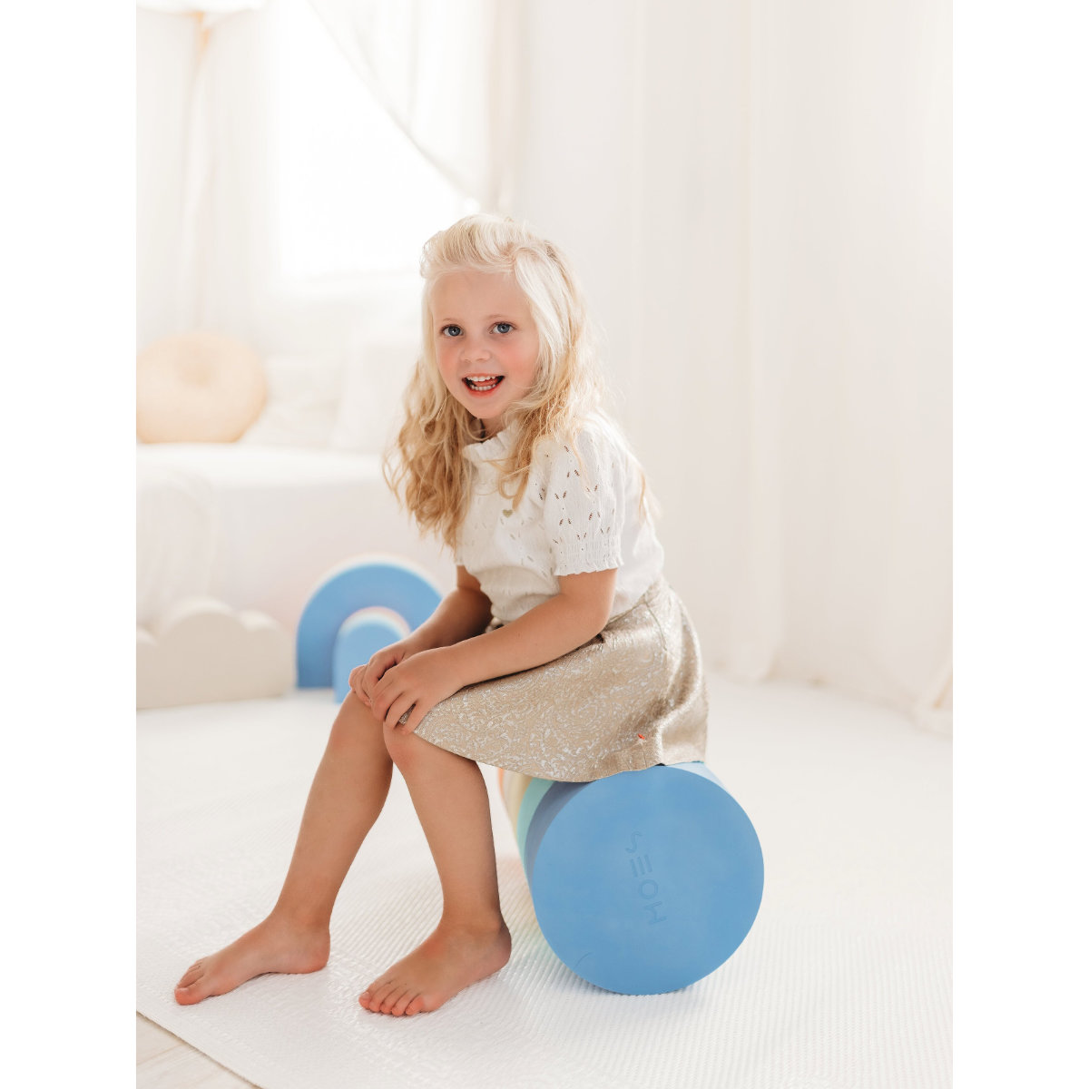 Moes Play Rainbow Chair Stacking Stones Set, 5 pcs