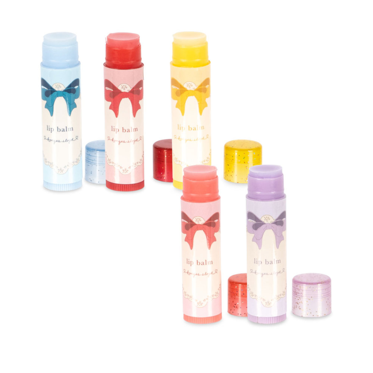 Konges Sløjd Glitter Lip Balm 5-Pack