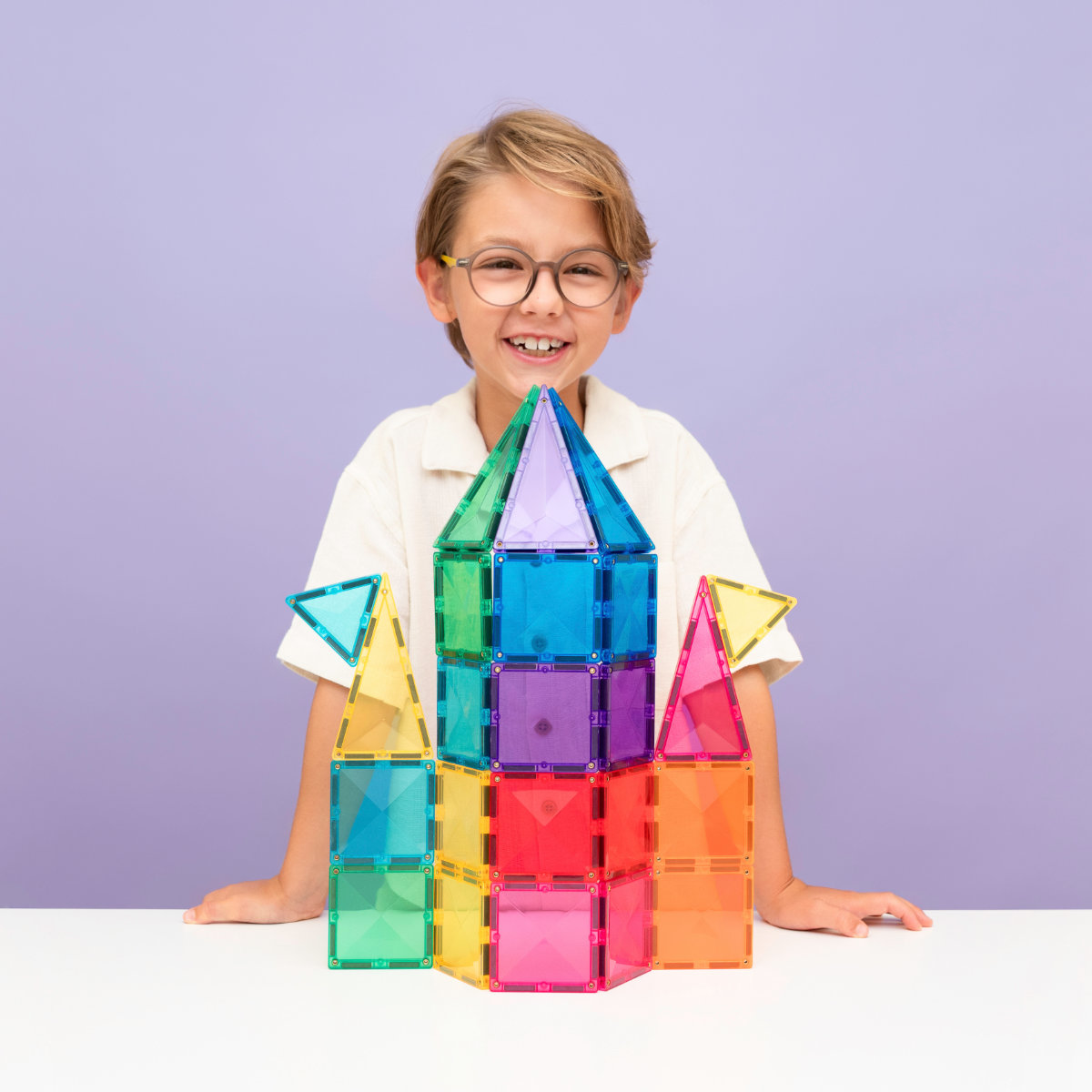 Connetix Magnetic Tiles Bright Discovery Pack – 32 Pieces