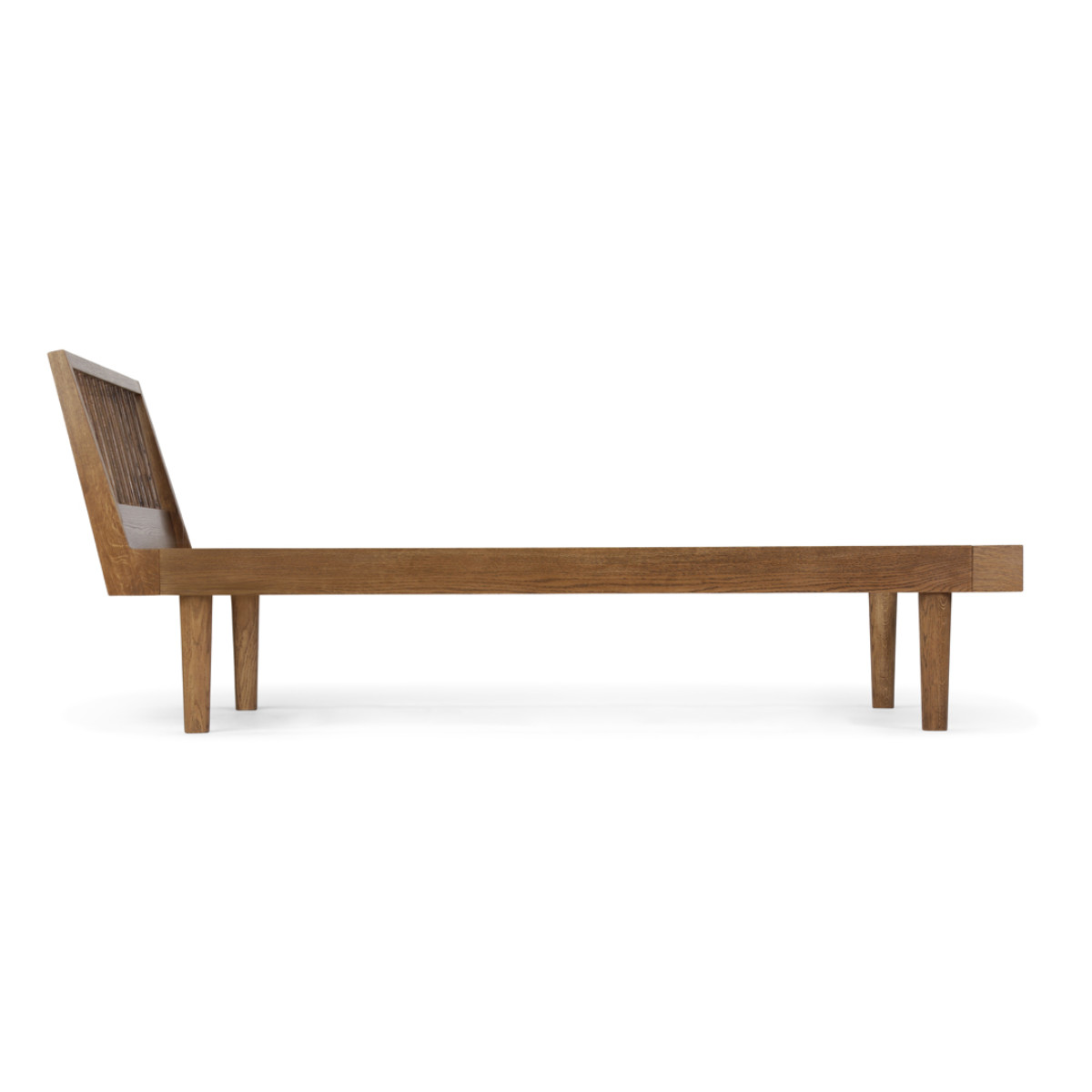 KAS Kopenhagen Juniorbett Eli Combi 90x160 cm in Eiche - Seitenansicht