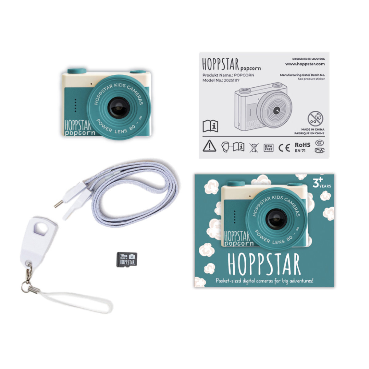 Hoppstar Popcorn Kinderkamera