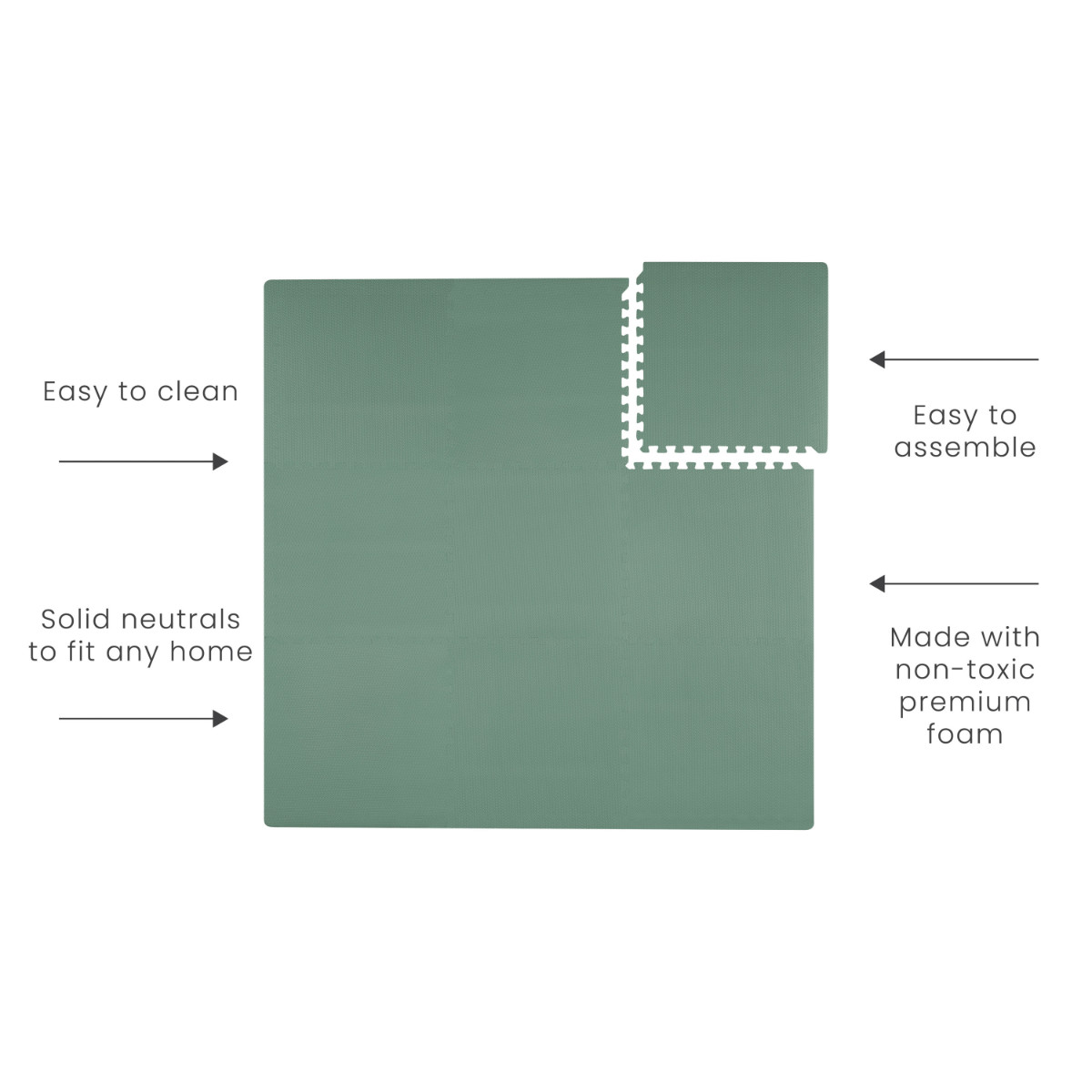 Toddlekind Spielmatte Classic Collection (131x131 cm)