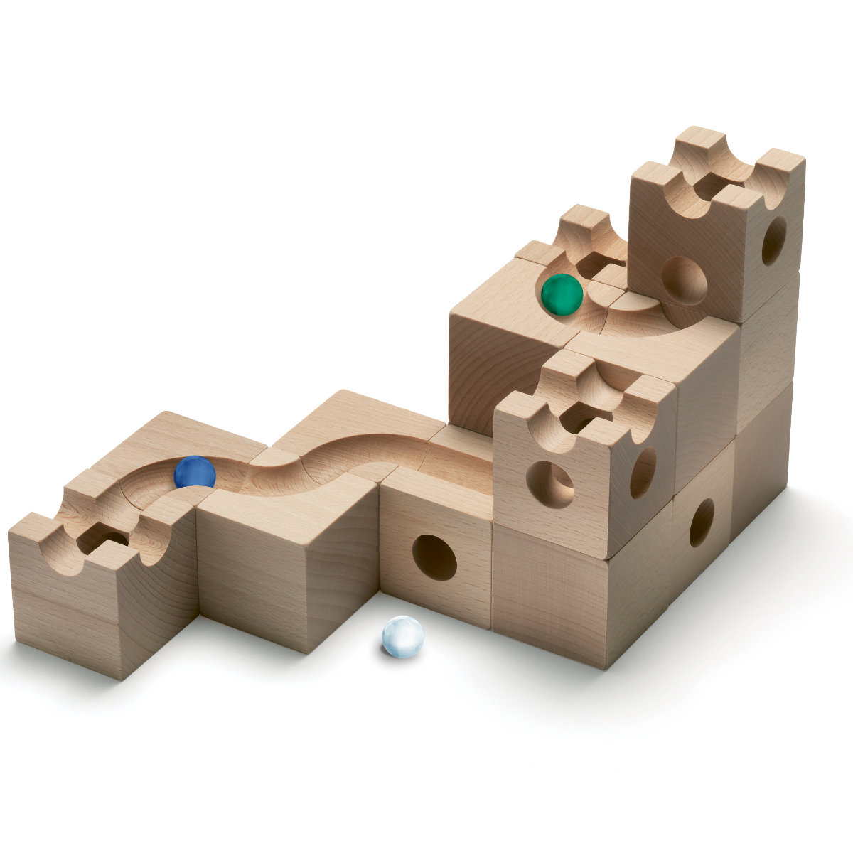 CUBORO Marble Run Extra Set – Expansion Sets in Various Versions