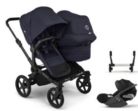 Bugaboo Donkey 6 Kinderwagen in Blau - schräge Ansicht