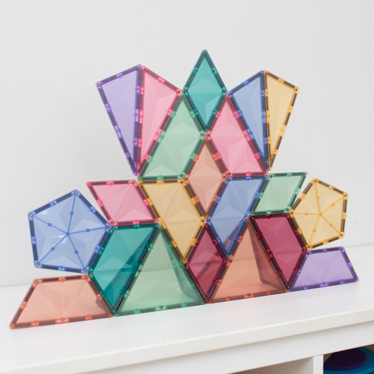 Connetix Pastel Form Ergänzungsset - 48 Teile