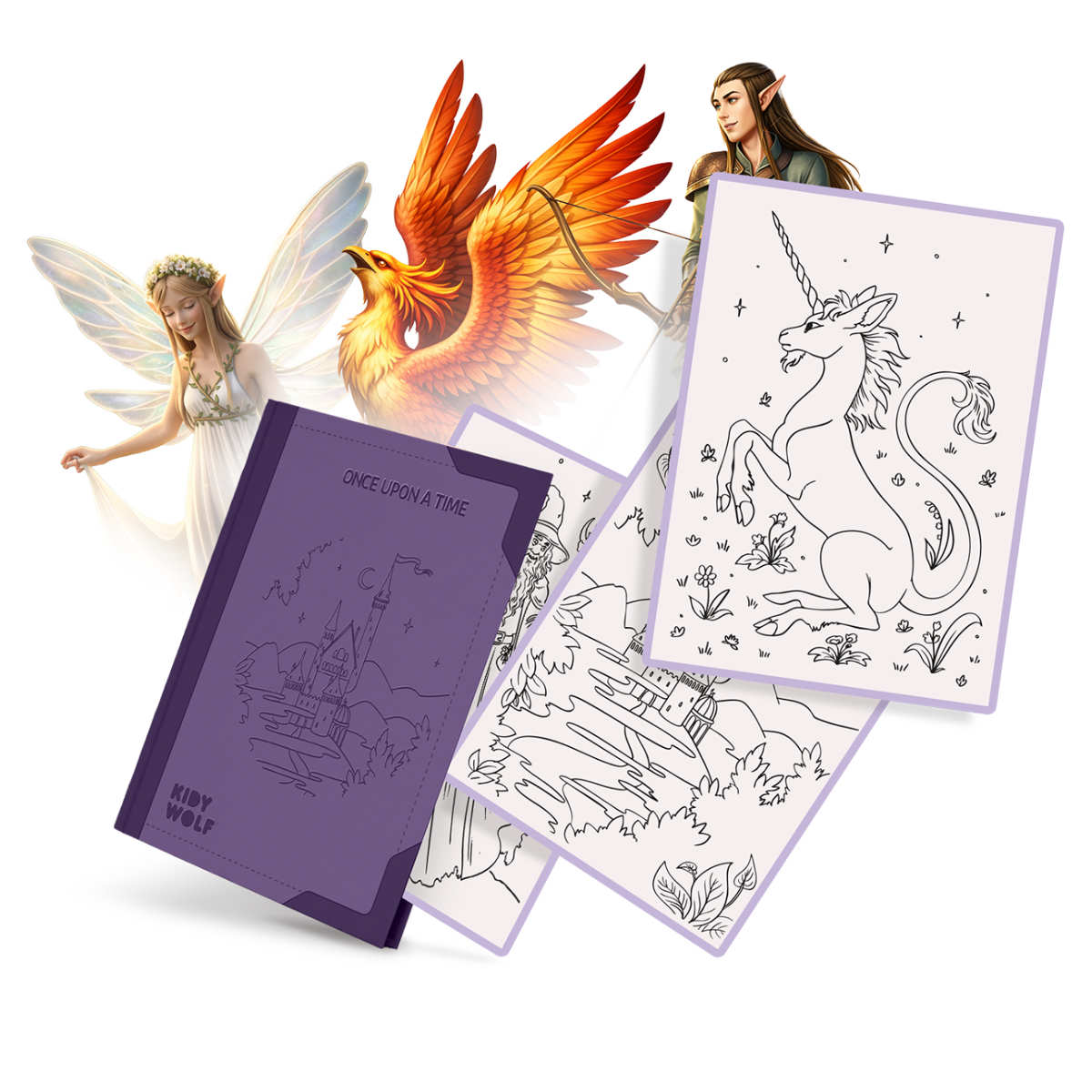 Kidywolf Refill Set for Kidydraw Pad